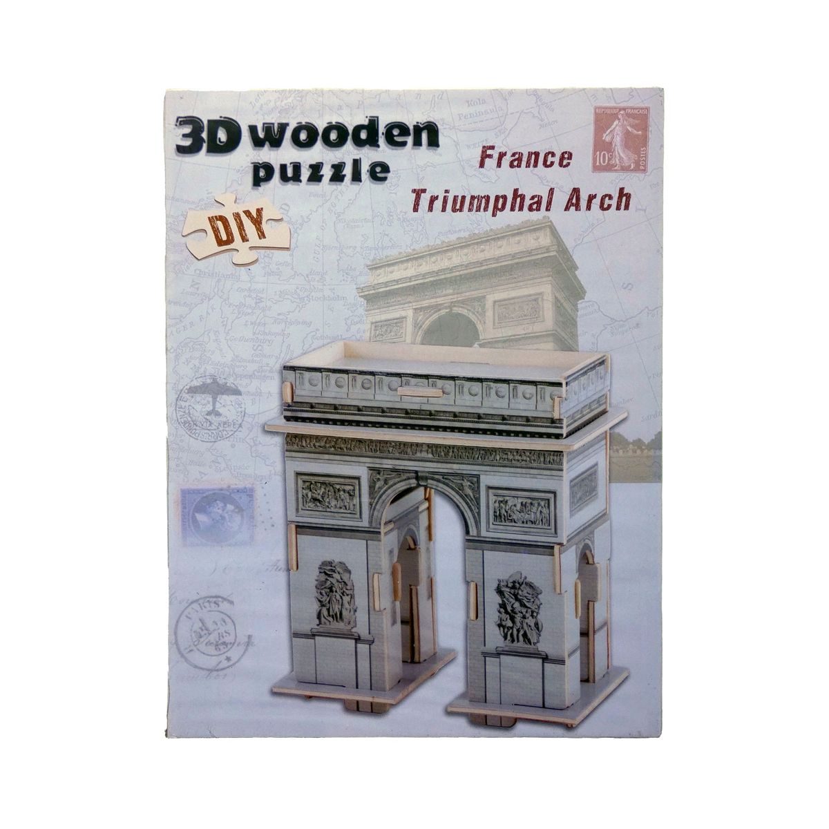 GENERICO - Puzzle 3d - Arco De Triunfo De París - Francia