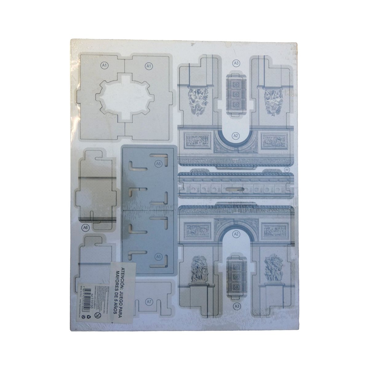 GENERICO - Puzzle 3d - Arco De Triunfo De París - Francia