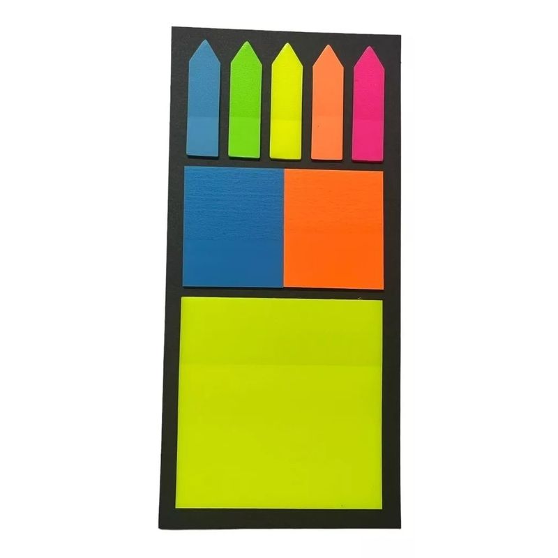 GENERICO - Post It Notas Adhesivas Con Banderitas Fluor