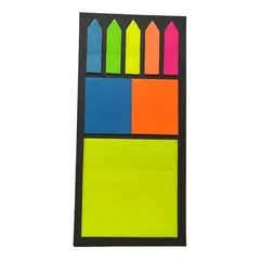 GENERICO - Post It Notas Adhesivas Con Banderitas Fluor