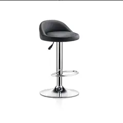 ACTUAL - Silla Bar Taburete De Cuero PU Altura Ajustable Moderno