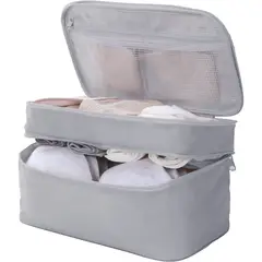 EVERSO - Organizador De Ropa Interior y Calcetines Bolso De Viaje Impermeable