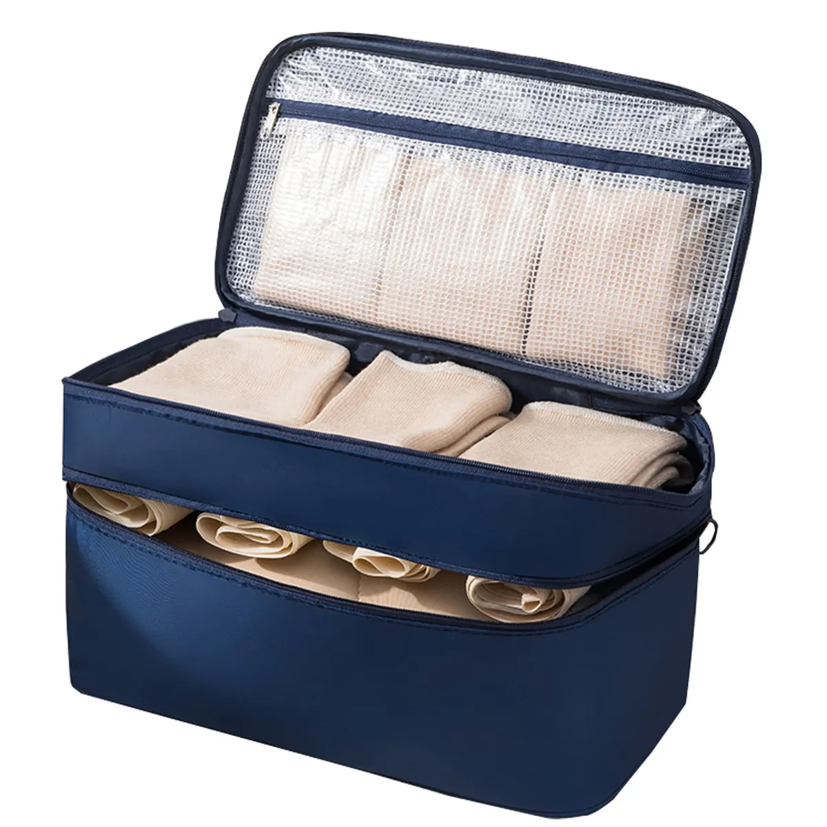 EVERSO - Organizador De Ropa Interior y Calcetines Bolso De Viaje Impermeable