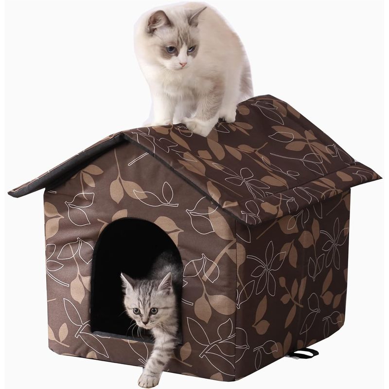 COREJOY - Cama Para Mascotas Gato Y Perro impermeable al aire libre-L