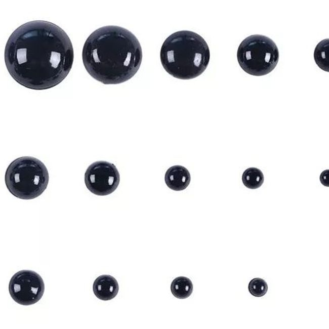 KUANGYE - Caja 786 Unidades Ojo Plástico Seguridad Amigurumi