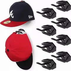 KUANGYE - Set 8 Gancho Organizador De Gorras Para Pared Perchero Porta