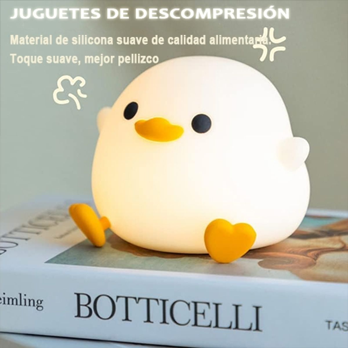 COREJOY - Pato Lampara Noctura LED Lámpara Noche Timable