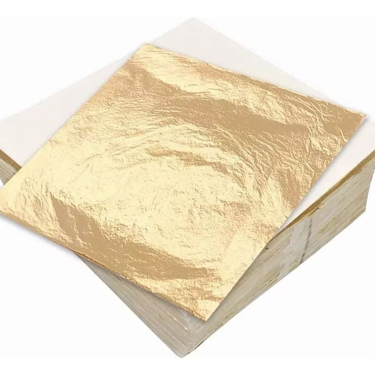 KUANGYE - Laminas Pan De Oro 14x14 Cm 100 Laminas
