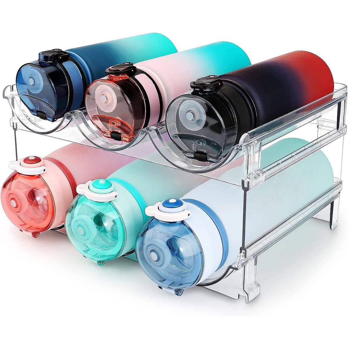 COREJOY - Organizador doble de botellas acrílico