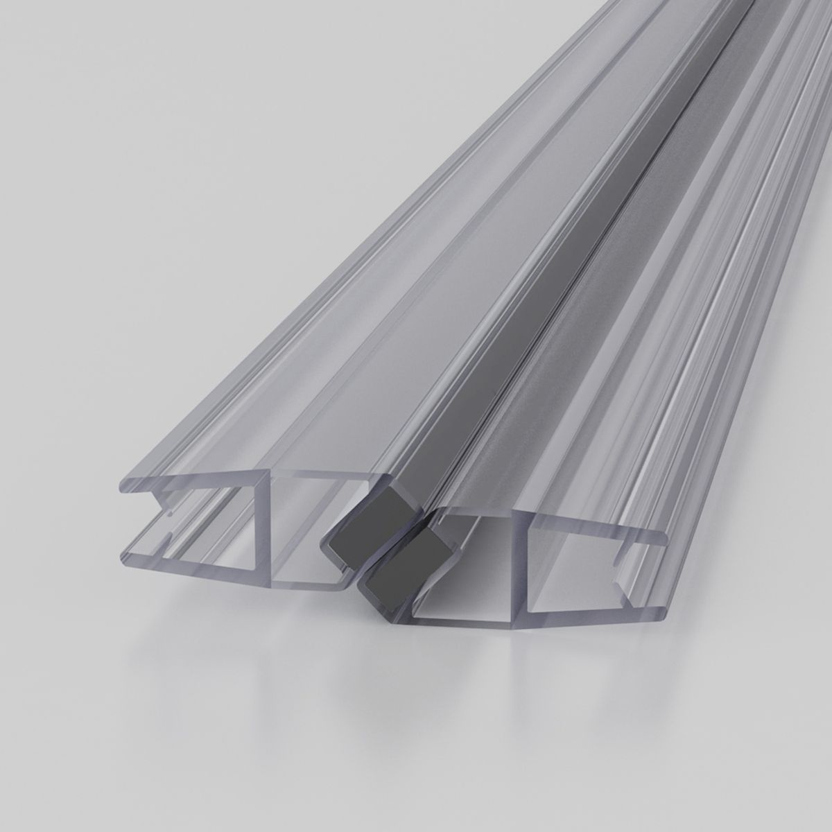 DUSCHY - SET BURLETES UNION MAGNETICO 90 VIDRIO 6MM