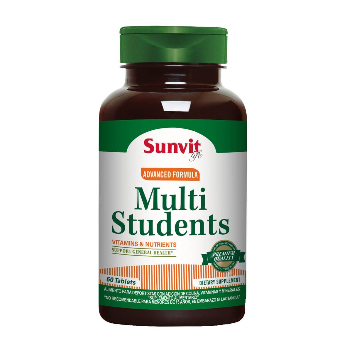 SUNVIT - Multi Students, Multivitamínico (60 tabs) - Multivitamínicos