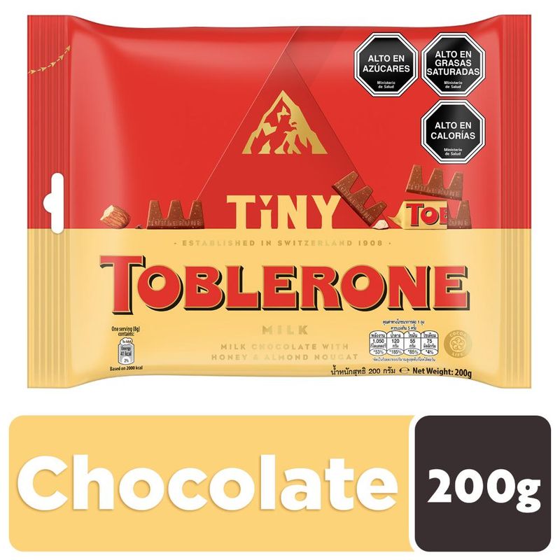 TOBLERONE - Toblerone Chocolate Leche Bolsa Mini 200g TOBLERONE