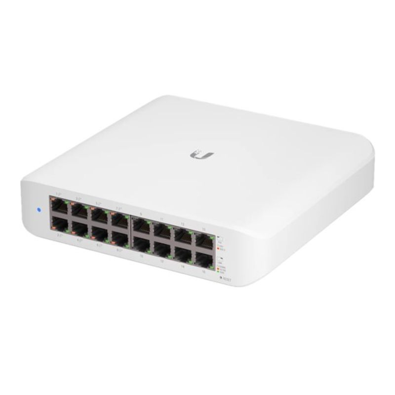 UBIQUITI - Switch Administrable Ubiquiti 16 puertos UniFi Switch Lite PoE