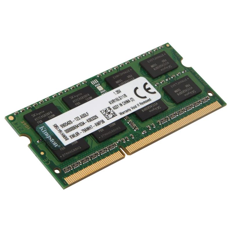 KINGSTON - Memoria RAM 8 GB 1 x 8 GB DDR3 1600 MHz