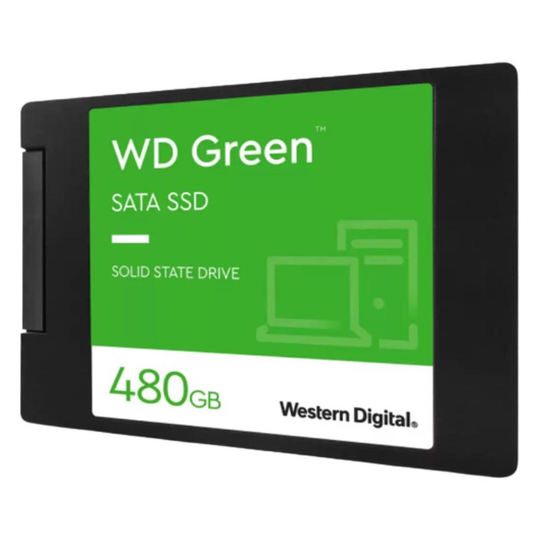 WESTERN DIGITAL - Disco Estado Sólido Interno WD Green WDS480G3G0A 480GB 2.5"