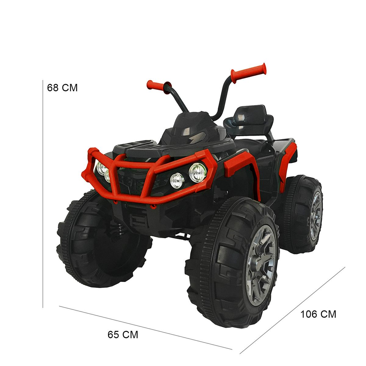 BEBESIT - Cuatrimoto Big Quad 1288 Roja Bebesit