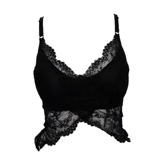 EVERSO - Pack 3 Bralette Top Elasticado Mujer Sostén Sujetador Encaje