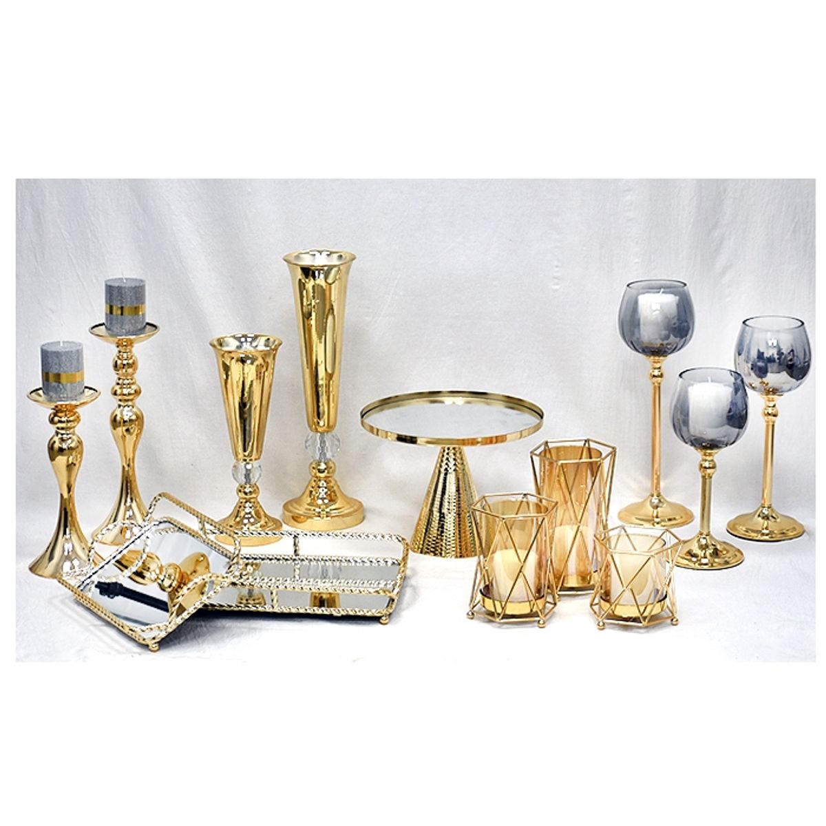 MSA MUEBLES SANTA ANA - Copa Candelabro Gunther S 30 Cms