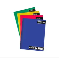 GENERICO - CUADERNO LISO COLLEGE MATEMÁTICAS 5MM 80 HOJAS - 10 UNID