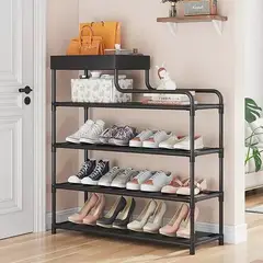 GENERICO - Zapatero Organizador Multiusos 5 Negro