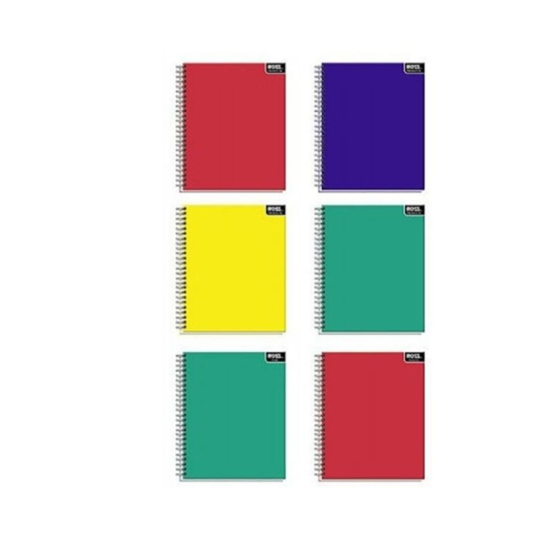 GENERICO - CUADERNO  LISO MATEMÁTICAS 7MM 100 HOJAS - 10 UNID