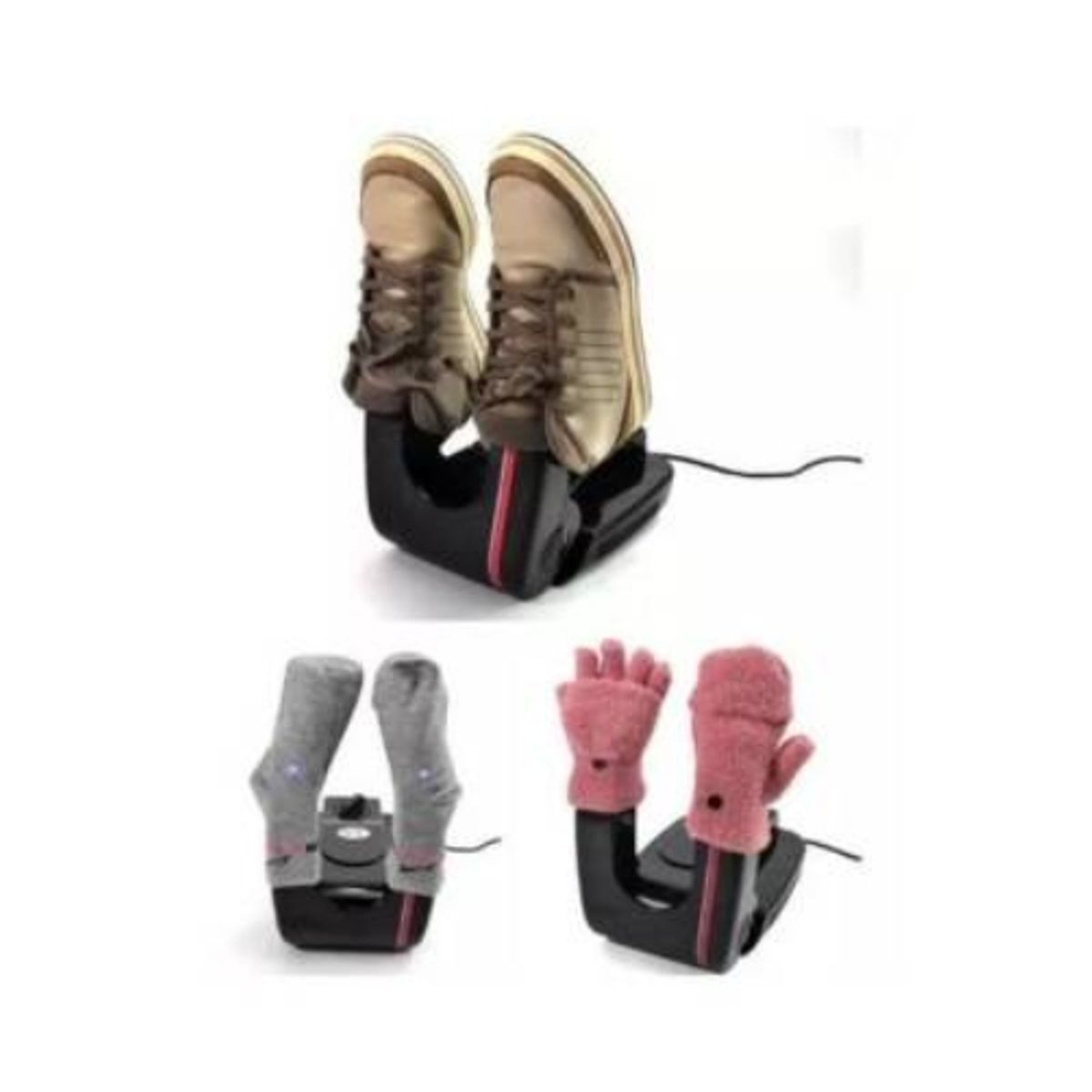 GENERICO - Secador De Zapatos Forma  220v Negro