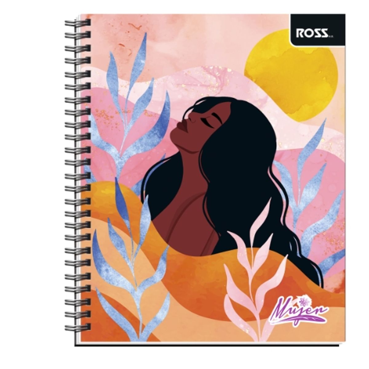 GENERICO - CUADERNO UNIVERITARIO MUJER MATEMÁTICAS 7MM - 12 UNID