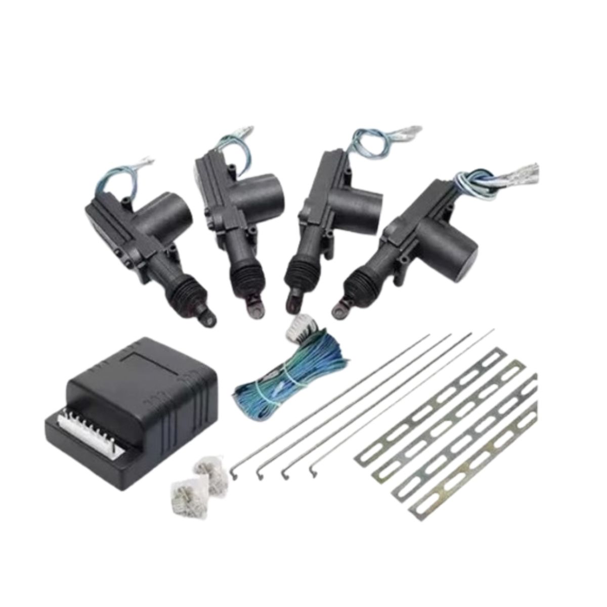 GENERICO - Kit Cierre Centralizado Autos 12v Universal 4 Puertas 360°