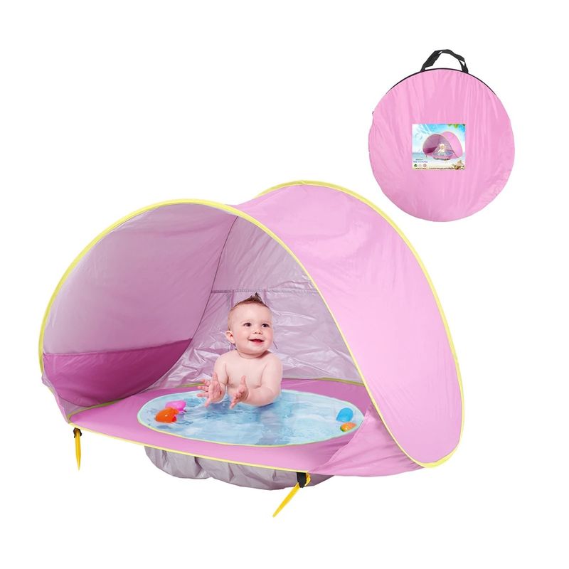 GENERICO - Carpas Para Niños Tienda Plegable Playera Piscina Rosa