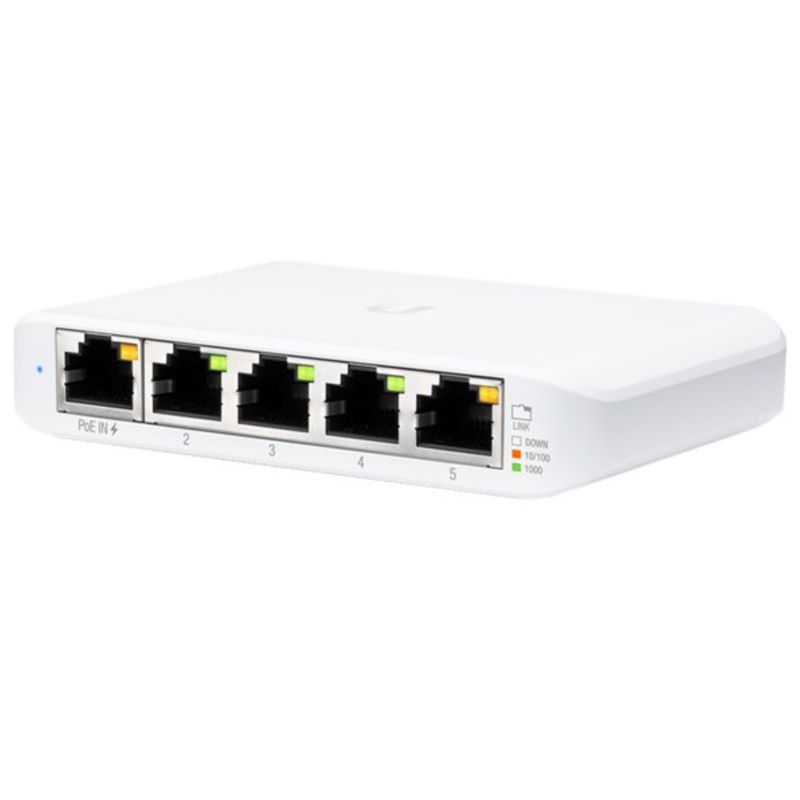 UBIQUITI - Switch Administrable Ubiquiti 5 puertos UniFi USW Flex Mini PoE