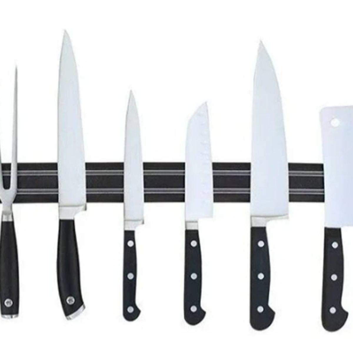 GENERICO - Barra Imán Magnética 33cm Imantada Para Cuchillos Metales