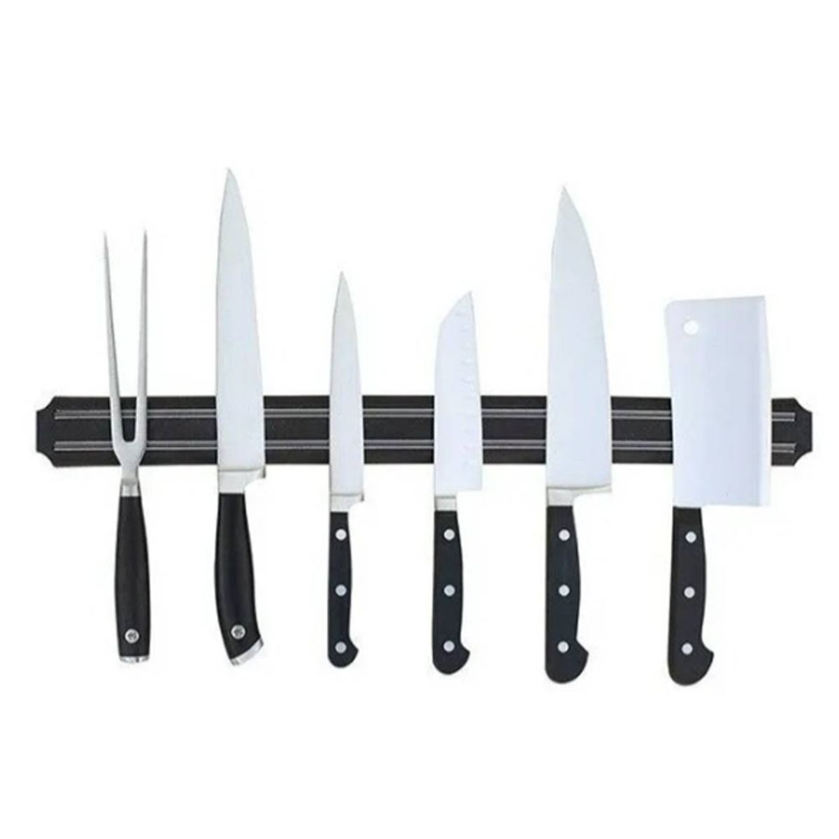 GENERICO - Barra Imán Magnética 33cm Imantada Para Cuchillos Metales