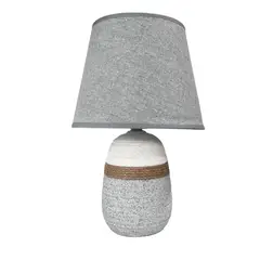OEM - Lampara De Velador Lampara De Mesa Diseño Nordico Elegante B - Gris