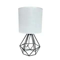 GENERICO - Lampara De Velador Lampara De Mesa Diseño Metal Geometrico B