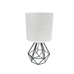 GENERICO - Lampara De Velador Lampara De Mesa Diseño Metal Geometrico G