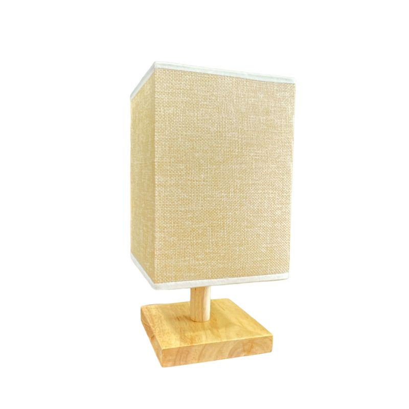 GENERICO - Lampara De Velador Lampara De Mesa Diseño Cuadrado C