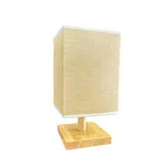 GENERICO - Lampara De Velador Lampara De Mesa Diseño Cuadrado C