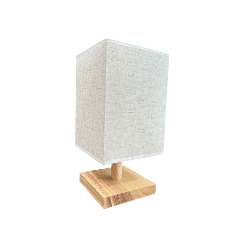 GENERICO - Lampara De Velador Lampara De Mesa Diseño Cuadrado B