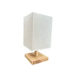 GENERICO - Lampara De Velador Lampara De Mesa Diseño Cuadrado B