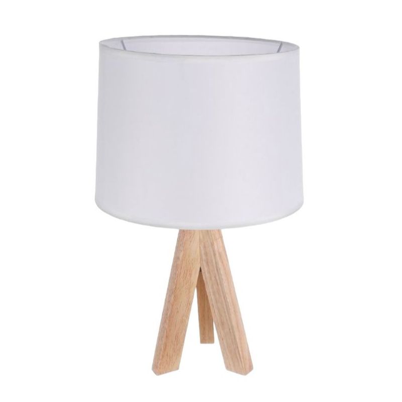 GENERICO - Lampara De Velador Lampara De Mesa Minimalista Madera B