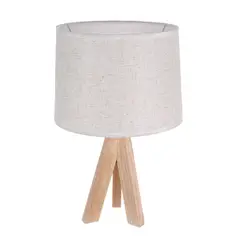 GENERICO - Lampara De Velador Lampara De Mesa Minimalista Madera C