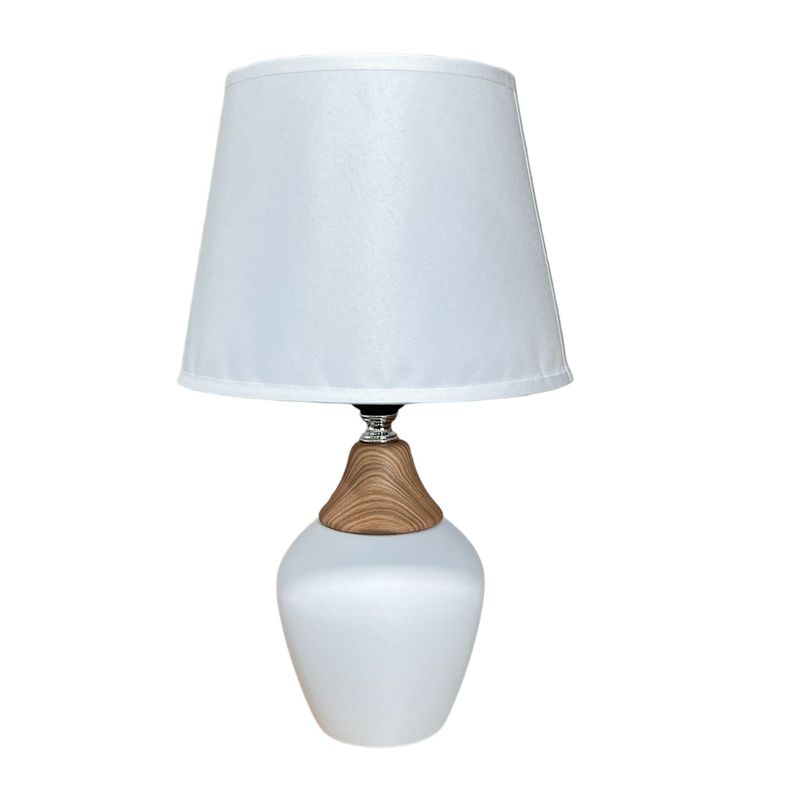 GENERICO - Lampara De Velador Lampara De Mesa Diseño Ceramica Madera B