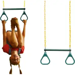 JUGUETON - Trapecio Anillos Columpio Cadena Engomada
