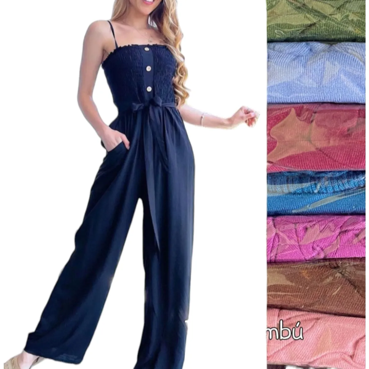 GENERICO - Pack 2 Enteritos Pantalón Mujer