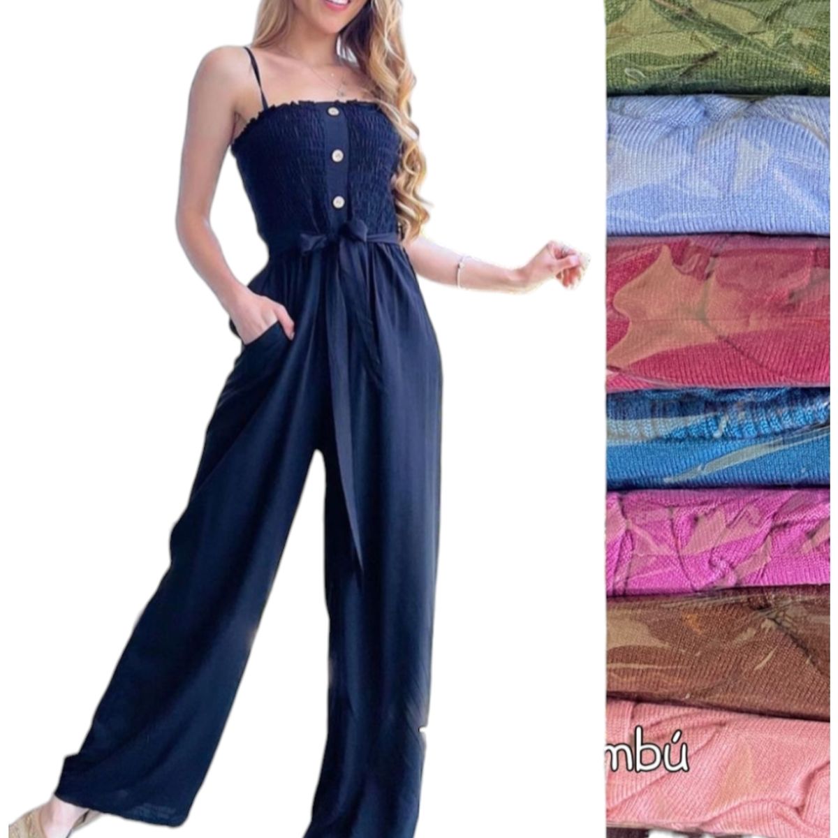 GENERICO - Pack 2 Enteritos Pantalón Mujer