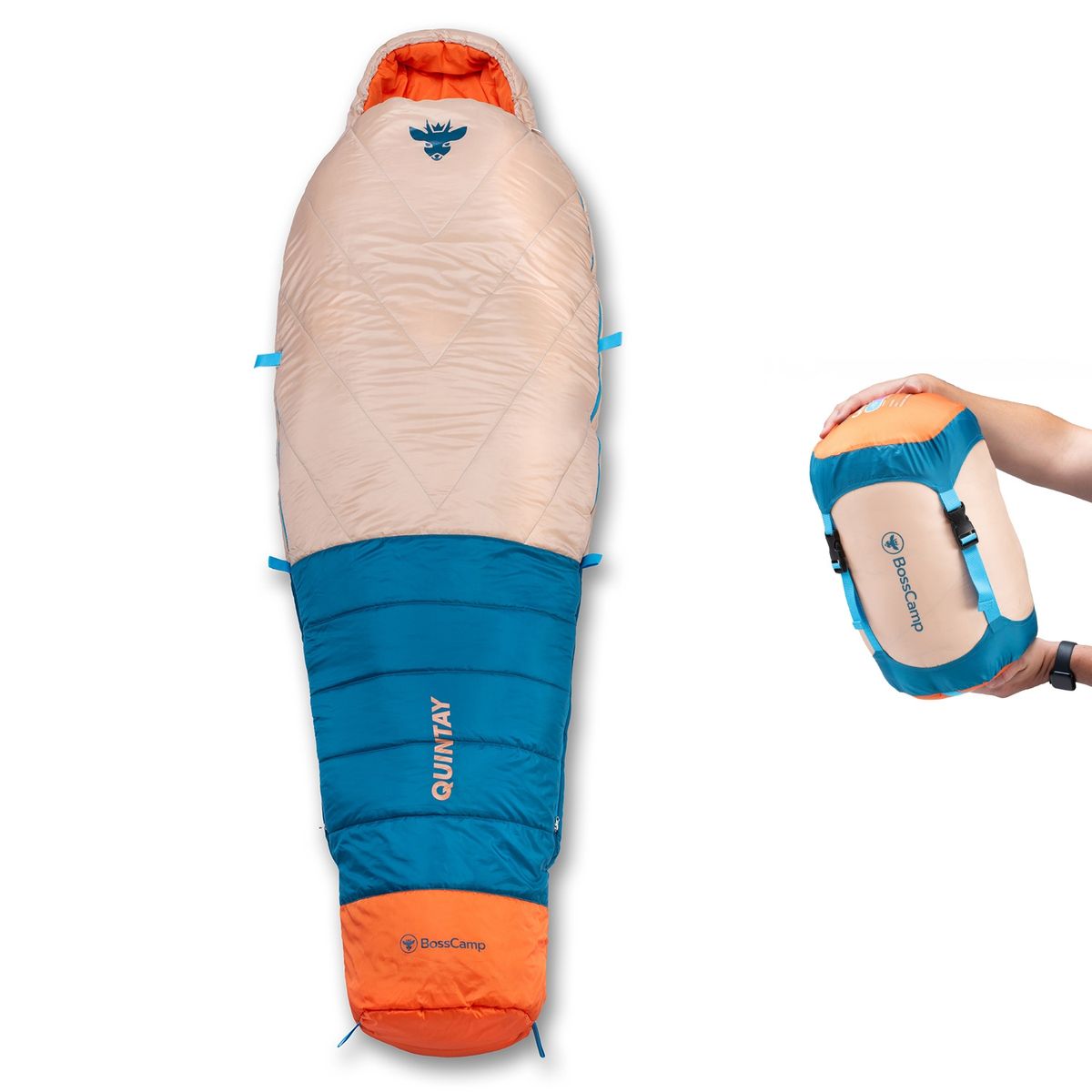 BOSSCAMP - Saco de dormir Momia Adulto Quintay Bosscamp