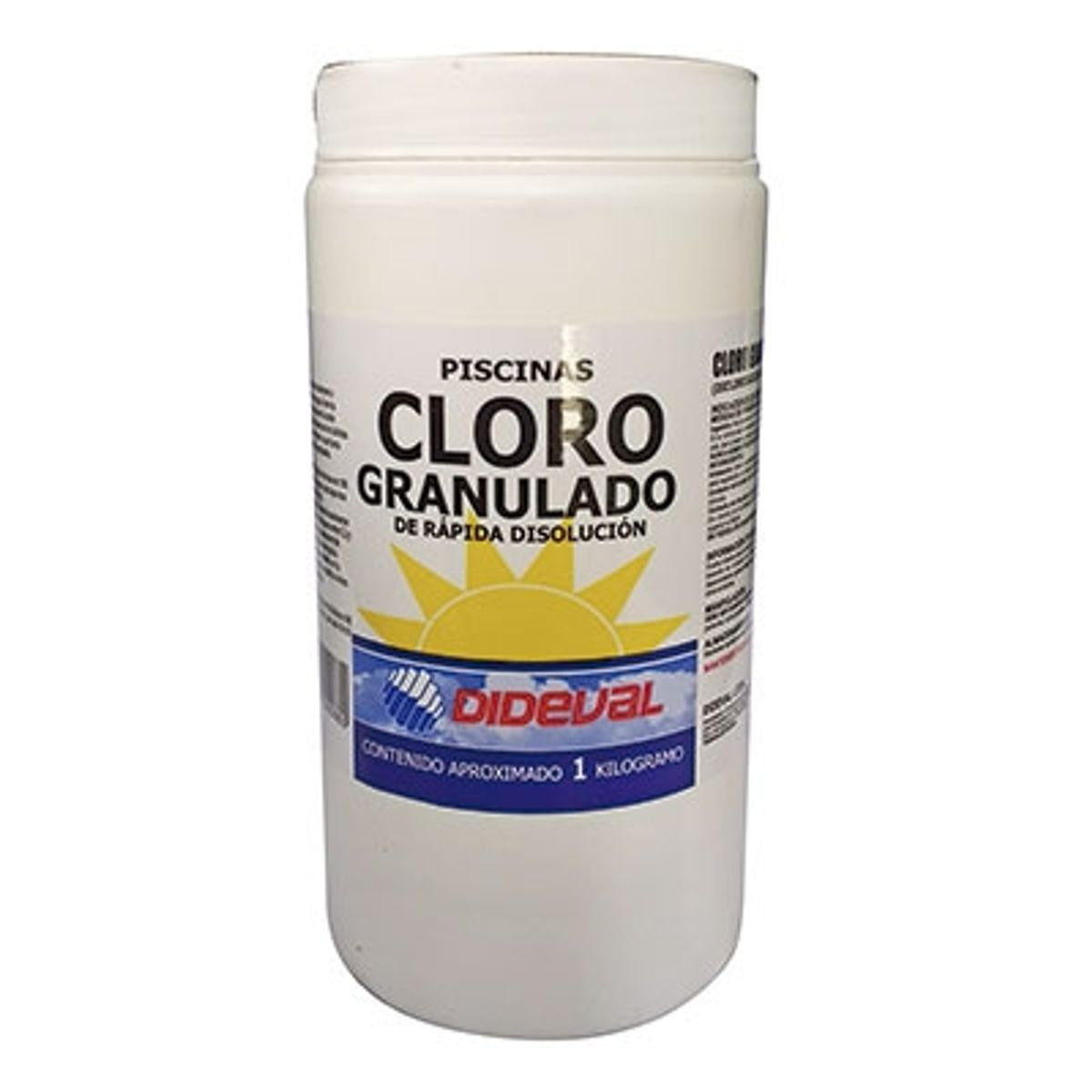 GENERICO - Cloro Granulado Para Piscinas 1 Kg. Pack 4 Unid