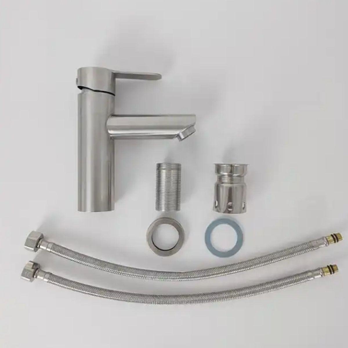 GENERICO - Llave Monomando Lavamanos Lavatorio Moderno Acero Inoxidable