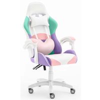 Silla Gamer Profesional Home Office Ergonomica Rosa