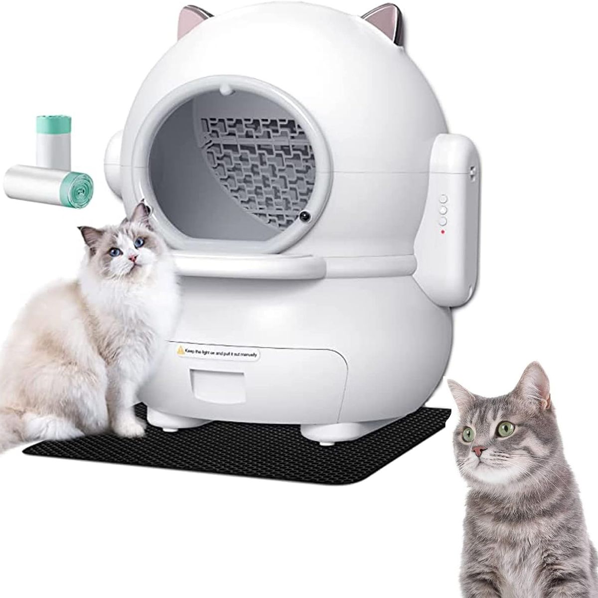 GENERICO - ARENERO AUTOMATICO CAJA SANITARIA INTELIGENTE PARA GATOS
